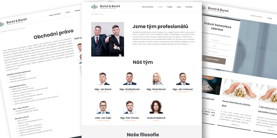 Nové internetové stránky B&B